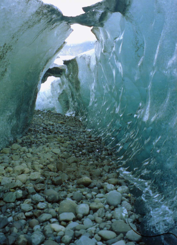 609 - Skaftafelljokull - Faille bleue